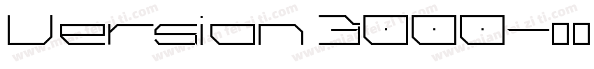 Version 3000字体转换